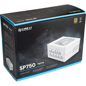  Блок питания Lian Li SP750 White (G89.SP750W.00EU) 750W (SFX, 20+4 pin, 92mm fan, PCI-E 6+2Px2, 4xSATA) 