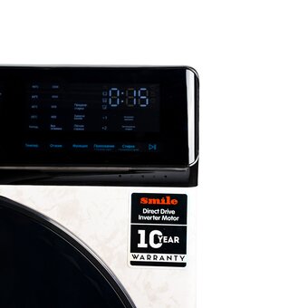  Стиральная машина SMILE SWMSW6MB1200 бежевый мрамор/черный 