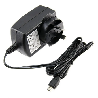  Блок питания Raspberry Pi 3 Model B Official Power Supply 123-5272 (909-8135) Retail, Black, 5.1V, 2.5A, Cable 1.5 m, Micro USB-B output jack 