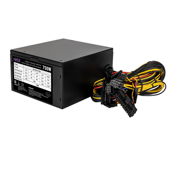  Блок питания Hiper Multi HPB-750 (ATX 2.31, 750W, ActivePFC, 120mm fan, Black) 80+ Bronze, Box 