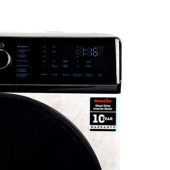  Стиральная машина SMILE SWMSW7MB1200 бежевый мрамор/черный 