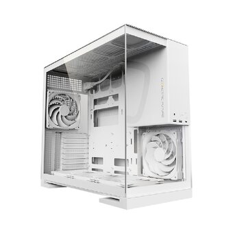  Корпус Geometric Future Model 5 White with fans (1AM5WKWT01100) / mid tower, E-ATX / 5x140mm ARGB fans 