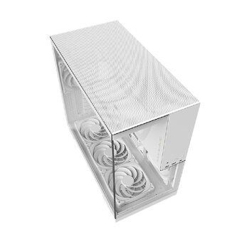  Корпус Geometric Future Model 5 White with fans (1AM5WKWT01100) / mid tower, E-ATX / 5x140mm ARGB fans 
