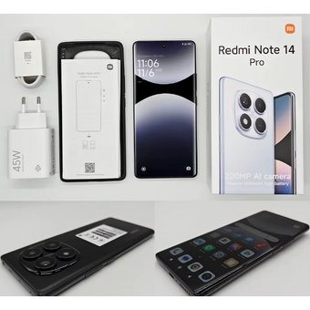  Смартфон Xiaomi Redmi Note 14 Pro 12/512 Black EU 