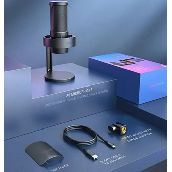  Микрофон Fifine A8 черный 