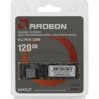  SSD AMD Radeon R3MP30120G8 120GB PCIe 3.0 x4 M.2 2280 