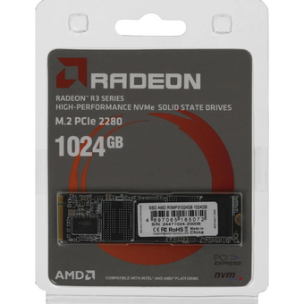  SSD AMD Radeon R3MP31024G8 1TB PCIe 3.0 x4 M.2 2280 