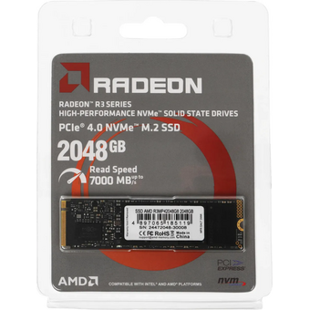  SSD AMD Radeon R3MP42048G8 2TB PCIe 4.0 x4 M.2 2280 