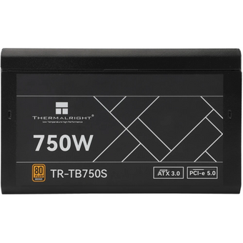  Блок питания Thermalright TR-TB750S 750W 80+ Bronze (ATX, 3, PCIe 5.0, Non-modular, 1x24(20+4)pin 550mm, 1xCPU*2 8(4+4)pin 600+150mm) 