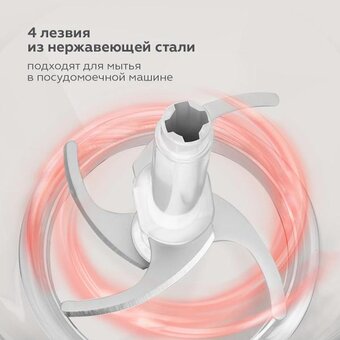  Измельчитель BQ CH2000 White-Gray 