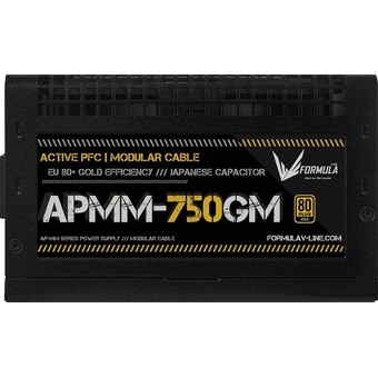  Блок питания Formula APMM-750GM Gen.5 ATX 750W 80+ gold (20+4pin) APFC 120mm fan 8xSATA Cab Manag RTL 