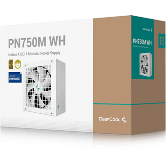  Блок питания Deepcool Game Storm PN750M WH V2 Gen.5 (R-PN750M-FC0W-WGEU) ATX 750W 80+ gold (20+4pin) APFC 120mm fan 8xSATA RTL 