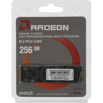  SSD AMD Radeon R3MP30256G8 256GB PCIe 3.0 x4 M.2 2280 