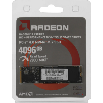  SSD AMD Radeon R3MP44096G8 4TB PCIe 4.0 x4 M.2 2280 