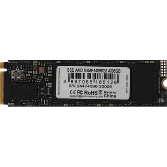  SSD AMD Radeon R3MP44096G8 4TB PCIe 4.0 x4 M.2 2280 
