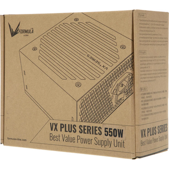  Блок питания Formula AC VX Plus (VX Plus 550W) ATX 550W (20+4pin) 120mm fan 3xSATA RTL 