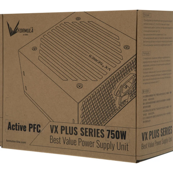  Блок питания Formula AC VX Plus (VX Plus 750W) ATX 750W (20+4pin) APFC 120mm fan 4xSATA RTL 