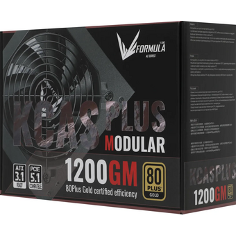  Блок питания Formula AC KCAS Plus 1200GM V2 (ACPG-KPK2FEC.12) ATX 1200W (20+4pin) APFC 140mm fan 10xSATA Cab Manag RTL 