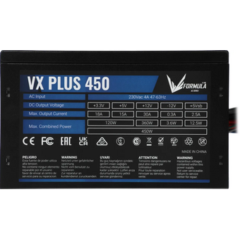  Блок питания Formula AC VX Plus (VX-450 Plus) ATX 450W (20+4pin) 120mm fan 2xSATA RTL 