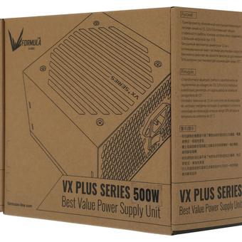  Блок питания Formula AC VX Plus (VX Plus 500W) ATX 500W (20+4pin) 120mm fan 3xSATA RTL 