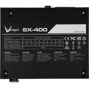  Блок питания Formula AC SX-400 SFX 400W (20+4pin) 80mm fan 3xSATA RTL 