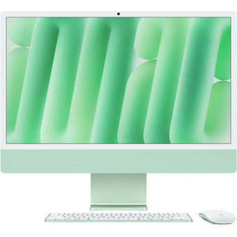  Моноблок Apple iMac A3247 4.5K (MWUE3ZP/A) 24" Apple M4 8 core, 16ГБ 256ГБ SSD, macOS зеленый 