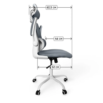  Кресло офисное BYROOM Office Сhallenge (HS-6305W-2-DG) Dark Grey 