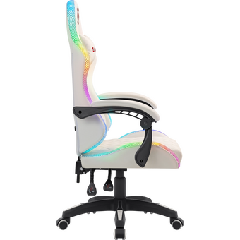  Кресло игровое Defender Energy RGB (64557) белый 