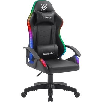  Игровое кресло Defender Factor X RGB 64045 Black 
