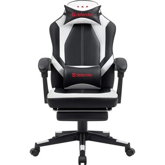  Кресло игровое Defender Apollo (64466) черный/белый 