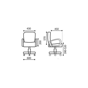  Кресло офисное Brabix Prestige Ergo MG-311 (531875) ткань коричневый 