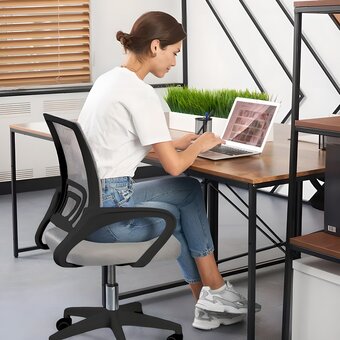  Кресло офисное BYROOM Office Staff plb (VC6001plb-G) серый 