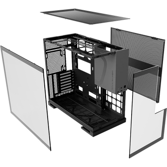  Корпус Geometric Future Model 5 Black Gray with fans (1AM5WKBK02100) / mid tower, E-ATX / 5x140mm ARGB fans 