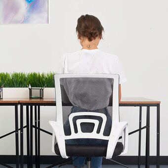  Кресло офисное BYROOM Office Staff plw (VC6001plw-B) черный 