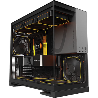  Корпус Geometric Future Model 5 Black Gray with fans (1AM5WKBK02100) / mid tower, E-ATX / 5x140mm ARGB fans 