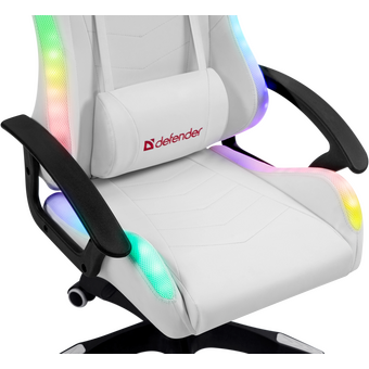  Игровое кресло Defender Factor X RGB 64046 White 