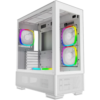  Корпус Montech Sky Two White (SKYTW) / ATX / 4x120mm ARGB fans hub 