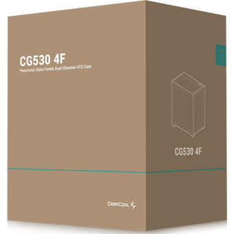  Корпус Deepcool CG530 4F (R-CG530-BKADA4-G-1) черный без БП ATX 2x120mm 2x140mm 2xUSB2.0 1xUSB3.0 audio bott PSU 