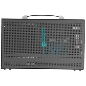  Корпус PcCooler I100 Pro Mesh GY, без БП, Compact, Grey, SPCC, no fans ITX 60/300/SFX PSU support, 1x2.5", 2xPCI 1xUSB-C 3.1 308x128x190m 