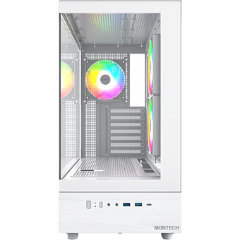  Корпус Montech XR White (XRW)/ ATX / 3x120mm ARGB fans 