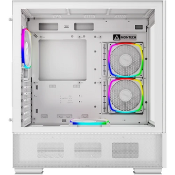  Корпус Montech Sky Two White (SKYTW) / ATX / 4x120mm ARGB fans hub 