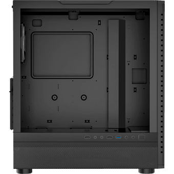  Корпус PcCooler IE200 BK, без БП, Tempered Glass Full Tower, Black, TG, SPCC, 1x120mm ARGB E-ATX, ATX, mITX 180/380/220mm 4x2.5", 2x3.5", 