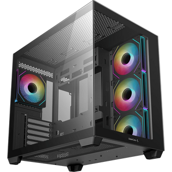  Корпус Deepcool CG530 4F (R-CG530-BKADA4-G-1) черный без БП ATX 2x120mm 2x140mm 2xUSB2.0 1xUSB3.0 audio bott PSU 