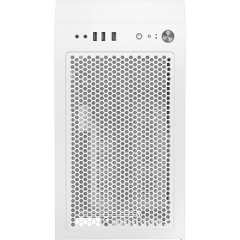  Корпус PcCooler LM300 ARGB WH, без БП, Tempered Glass Mid Tower, White, ABS, TG, SPCC, 1x120mm mATX, ITX 170/330/mm 2x2.5", 5xPCI 1xUSB- 