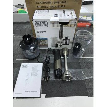  УЦ Блендер погружной Black+Decker BXHBA1200E (замена венчика, следы использования, потертости, ПУ) 