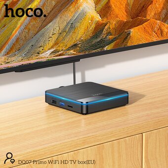  ТВ-приставка HOCO DQ07 Primo WiFi HD черный 