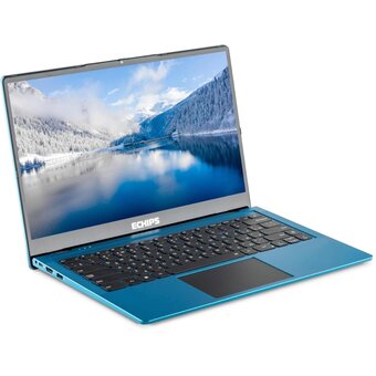  Ноутбук ECHIPS Arctic F156UL-H 15.6", IPS, Intel N100 0.8ГГц, 4 ядра, 16ГБ LPDDR5, 512ГБ SSD, Intel UHD Graphics, Windows 11 Home, синий 