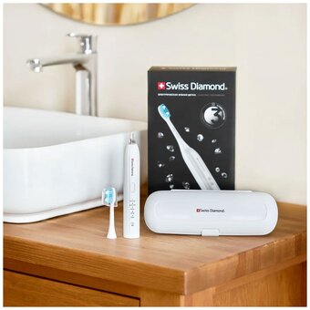  Электрическая зубная щетка Swiss Diamond SD-STB54801W белый 