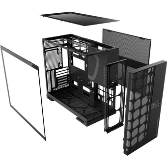  Корпус Geometric Future Model 5 Vent Black with fans (1AM5VTBK01100) / mid tower, E-ATX / 5x140mm ARGB fans 