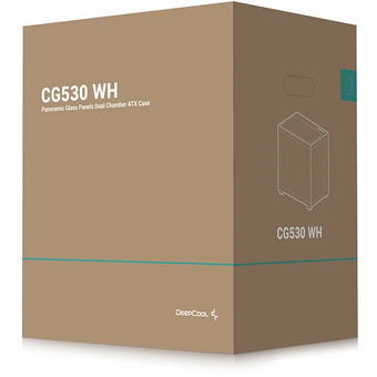  Корпус Deepcool CG530 WH (R-CG530-WHNDA0-G-1) белый без БП ATX 2x120mm 2x140mm 2xUSB2.0 1xUSB3.0 audio bott PSU 